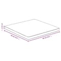 Miniatyrbillede 4 af 4: vidaXL bordplade 60x60x2,5 cm bambus