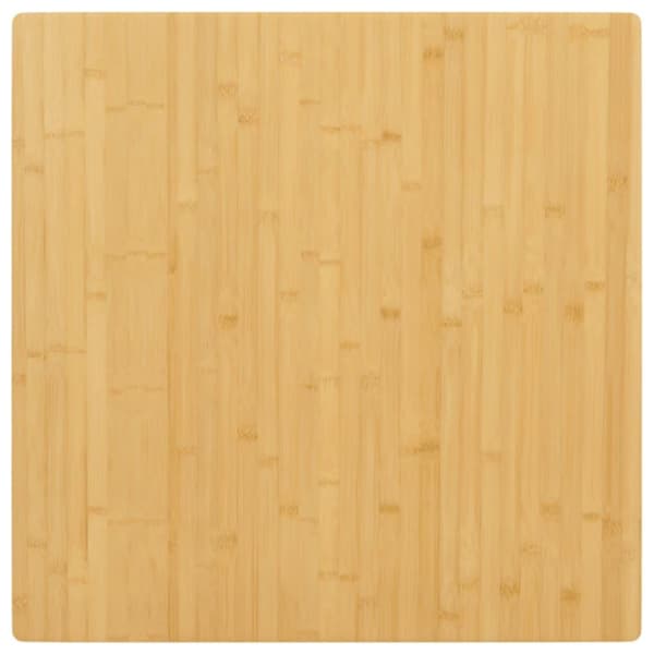 vidaXL Bordplate 90x90x2,5 cm bambus