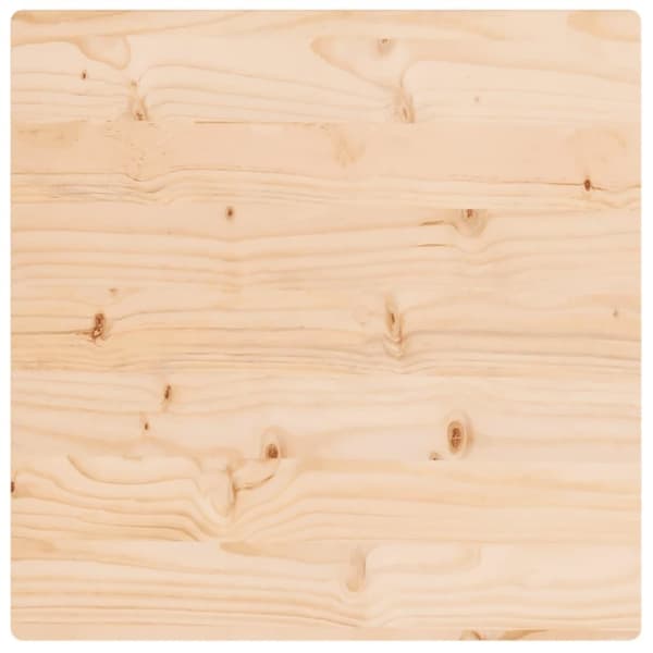 vidaXL Bordplate 60x60x2,5 cm heltre furu rektangulær