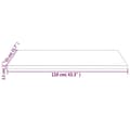 Pikkukuva 7 / 7: vidaXL Pöytälevy 110x55x2,5 cm täysi mänty suorakaide