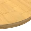 Miniatyrbilde 3 av 4: vidaXL Bordplate Ø60x2,5 cm bambus