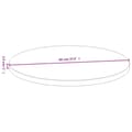 Miniatyrbilde 4 av 4: vidaXL Bordplate Ø60x2,5 cm bambus