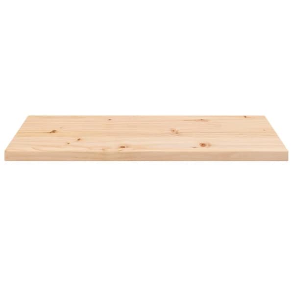 vidaXL Bordsskiva 80x40x2,5 cm massiv furu rektangulär
