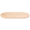Pikkukuva 3 / 7: vidaXL Pöytälevy 110x55x2,5 cm täysi mänty ovaali