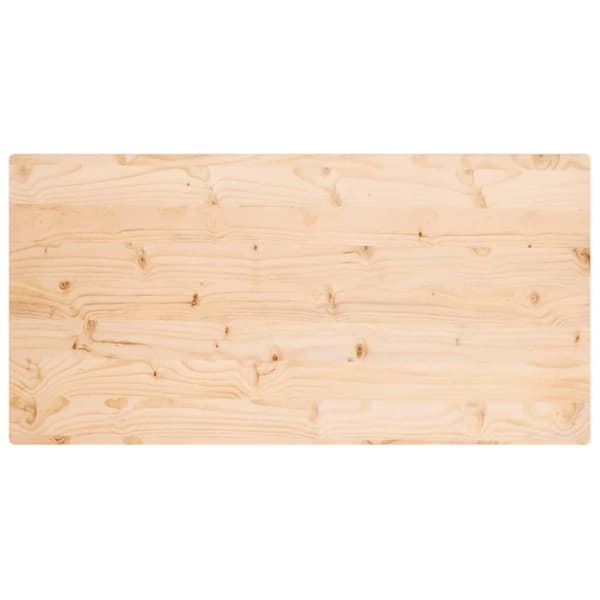 vidaXL Bordplate 100x60x2,5 cm heltre furu rektangulær