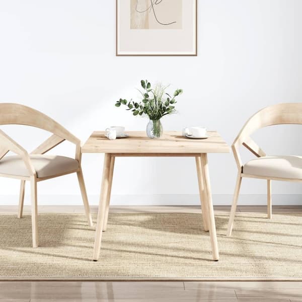 vidaXL Bordsskiva 70x70x2,5 cm massiv furu fyrkantig