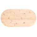 Miniatyrbillede 4 af 7: vidaXL bordplade 60x30x2,5 cm oval massivt fyrretræ