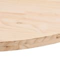 Miniatyrbillede 5 af 7: vidaXL bordplade 60x30x2,5 cm oval massivt fyrretræ