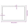 Miniatyrbillede 11 af 11: vidaXL bordplade 100x60x(2-4) cm naturlig kant behandlet træ lysebrun