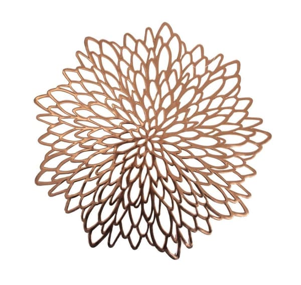 Tabletti FIORE, D38cm, kupari