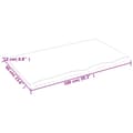 Miniatyrbilde 6 av 6: vidaXL Bordplate lysebrun 100x60x2 cm behandlet heltre eik