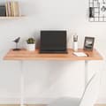 Miniatyrbilde 2 av 6: vidaXL Bordplate lysebrun 100x60x2 cm behandlet heltre eik