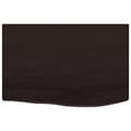 Pikkukuva 4 / 10: vidaXL Pöytälevy tummanruskea 60x40x(2-4) cm käsitelty täystammi