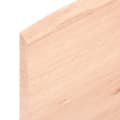 Miniatyrbilde 5 av 6: vidaXL Bordplate 60x40x2 cm ubehandlet heltre eik