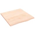 Miniatyrbilde 1 av 6: vidaXL Bordplate 60x60x2 cm ubehandlet heltre eik
