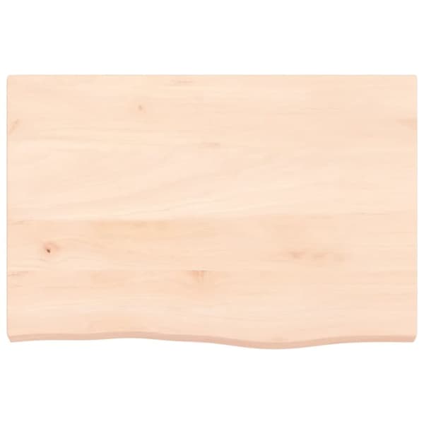 vidaXL Pöytälevy 60x40x(2-4) cm käsittelemätön täystammi