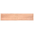 Miniatyrbilde 3 av 9: vidaXL Bordplate lysebrun 200x40x(2-4)cm behandlet heltre naturlig