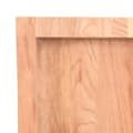 Miniatyrbilde 5 av 9: vidaXL Bordplate lysebrun 200x40x(2-4)cm behandlet heltre naturlig