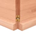 Miniatyrbilde 6 av 9: vidaXL Bordplate lysebrun 200x40x(2-4)cm behandlet heltre naturlig