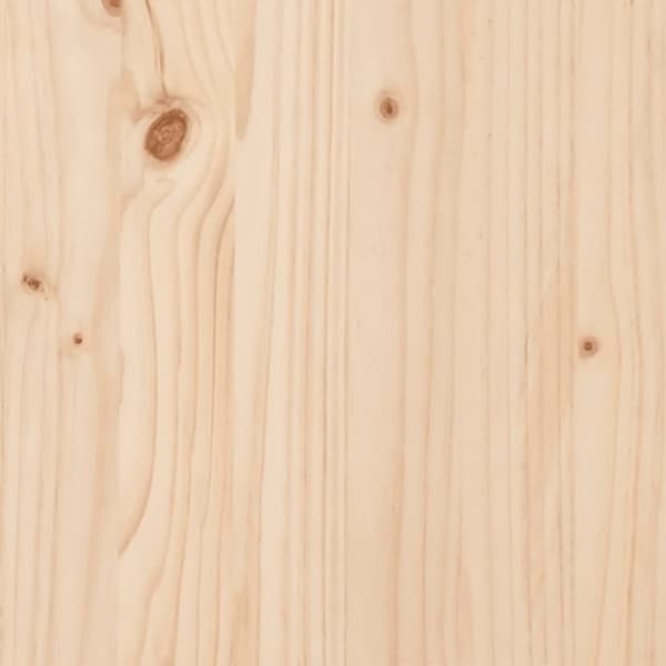 vidaXL bordplade Ø30x3 cm rund massivt fyrretræ