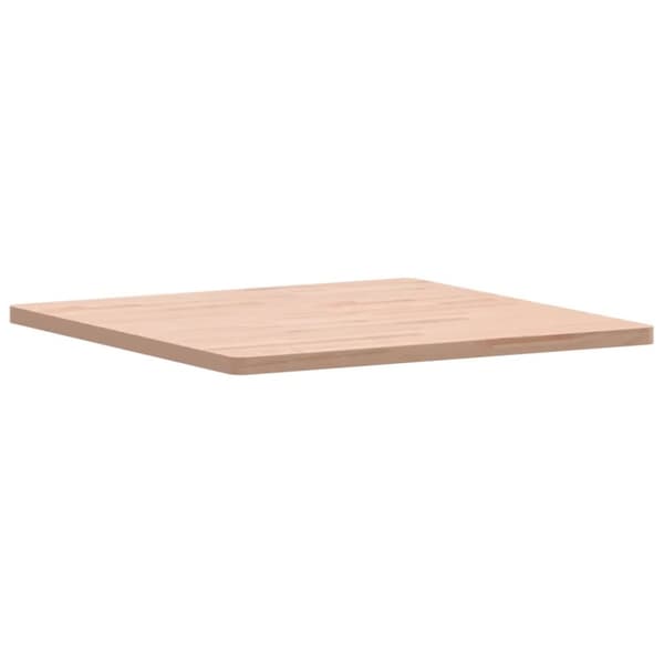 vidaXL Bordplate 70x70x2,5 cm firkantet heltre bøketre