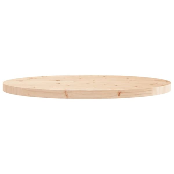 vidaXL Pöytälevy pyöreä Ø90x3 cm täysi mänty