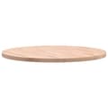 Miniatyrbilde 5 av 6: vidaXL Bordplate Ø70x2,5 cm rund heltre bøketre
