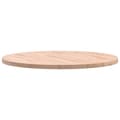 Miniatyrbilde 6 av 6: vidaXL Bordplate Ø70x2,5 cm rund heltre bøketre