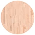 Pikkukuva 1 / 6: vidaXL Pöytälevy Ø70x2,5 cm pyöreä täysi pyökki