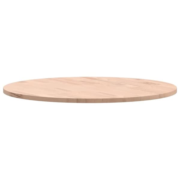vidaXL Bordsskiva Ø60x1,5 cm rund massivt bokträ