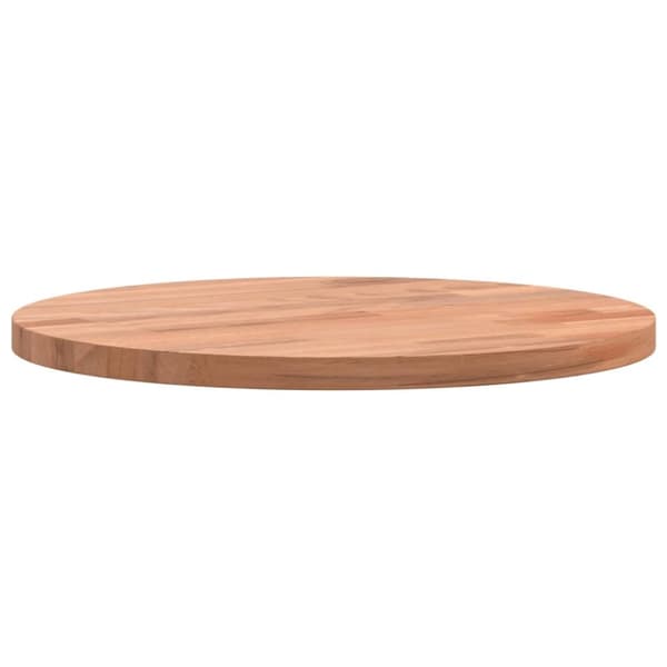 vidaXL Bordplate Ø30x1,5 cm rund heltre bøketre