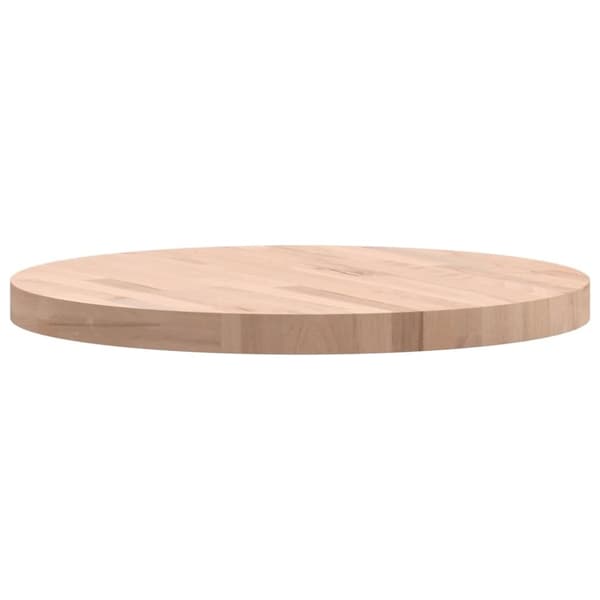 vidaXL Pöytälevy Ø60x4 cm pyöreä täysi pyökki