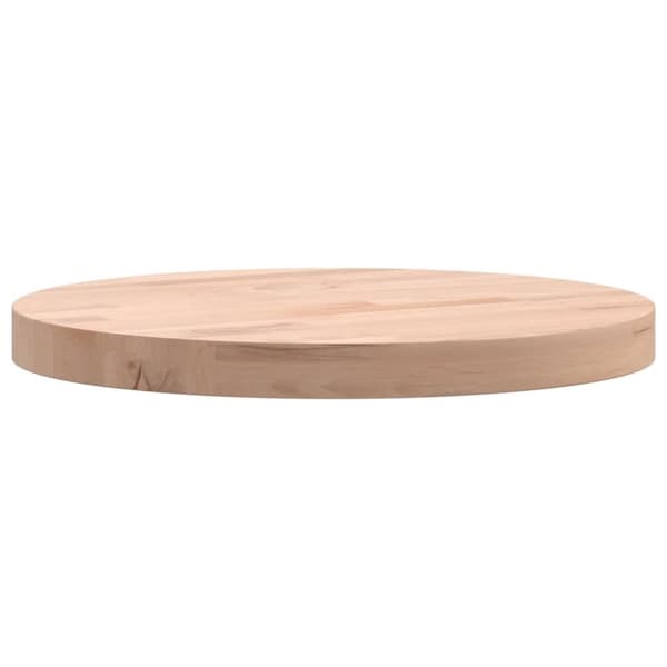 vidaXL Pöytälevy Ø30x2,5 cm pyöreä täysi pyökki