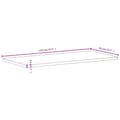 Miniatyrbillede 8 af 8: vidaXL skrivebordsplade 115x55x2,5 cm massivt bøgetræ