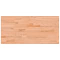 Miniatyrbillede 1 af 8: vidaXL skrivebordsplade 115x55x2,5 cm massivt bøgetræ