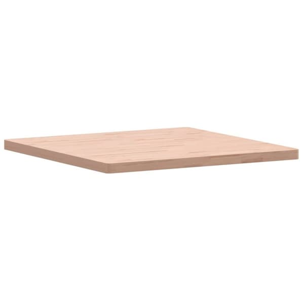 vidaXL Bordsskiva 90x90x4 cm fyrkantig massivt bokträ
