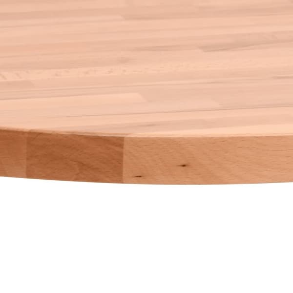 vidaXL Bordsskiva Ø40x1,5 cm rund massivt bokträ