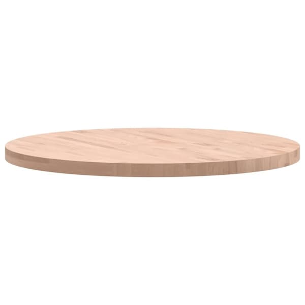 vidaXL Pöytälevy Ø90x4 cm pyöreä täysi pyökki