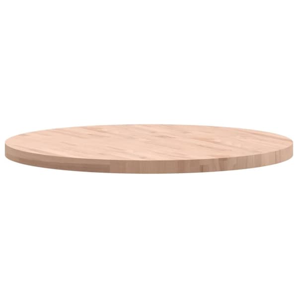 vidaXL Pöytälevy Ø90x4 cm pyöreä täysi pyökki