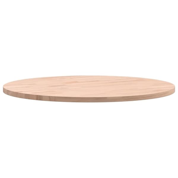 vidaXL Bordsskiva Ø50x1,5 cm rund massivt bokträ
