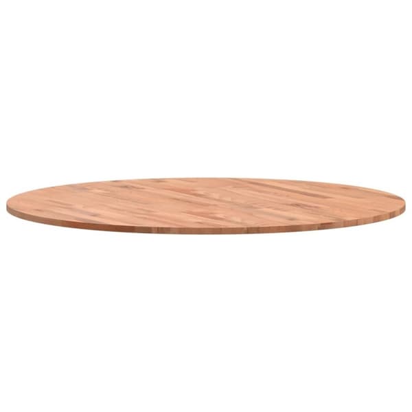 vidaXL Bordsskiva Ø90x1,5 cm rund massivt bokträ