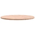Miniatyrbilde 6 av 6: vidaXL Bordplate Ø80x2,5 cm rund heltre bøketre