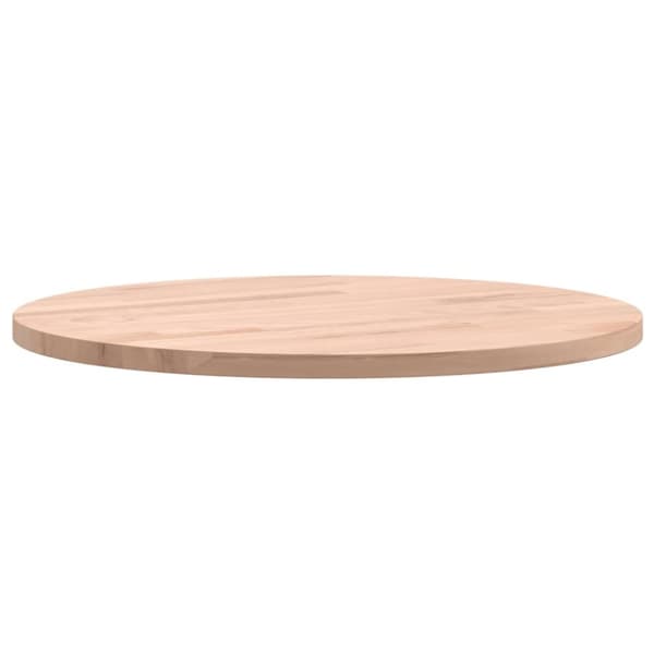 vidaXL Bordsskiva Ø40x1,5 cm rund massivt bokträ