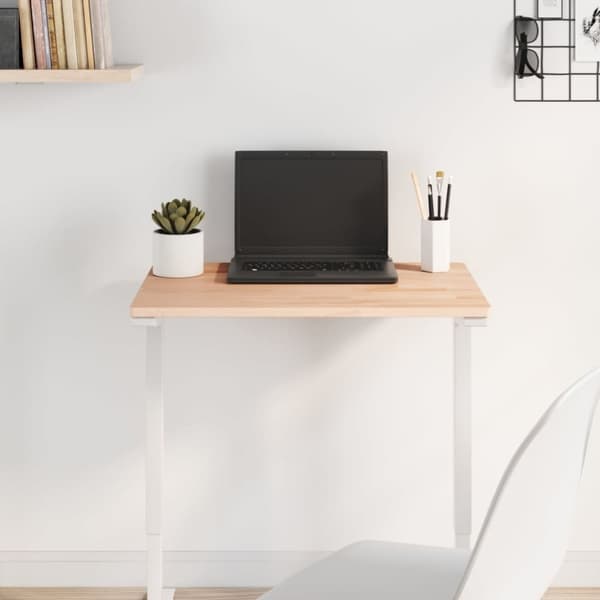 vidaXL Bordplate 60x40x1,5 cm rektangulær heltre bøketre