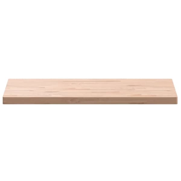 vidaXL Bordplate 100x50x4 cm rektangulær heltre bøketre