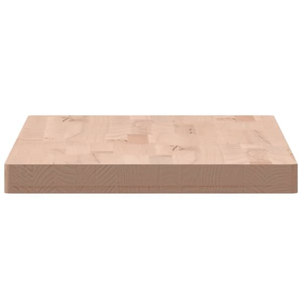 vidaXL Bordplate 100x50x4 cm rektangulær heltre bøketre