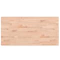Miniatyrbillede 1 af 7: vidaXL bordplade 100x50x2,5 cm rektangulær massivt bøgetræ