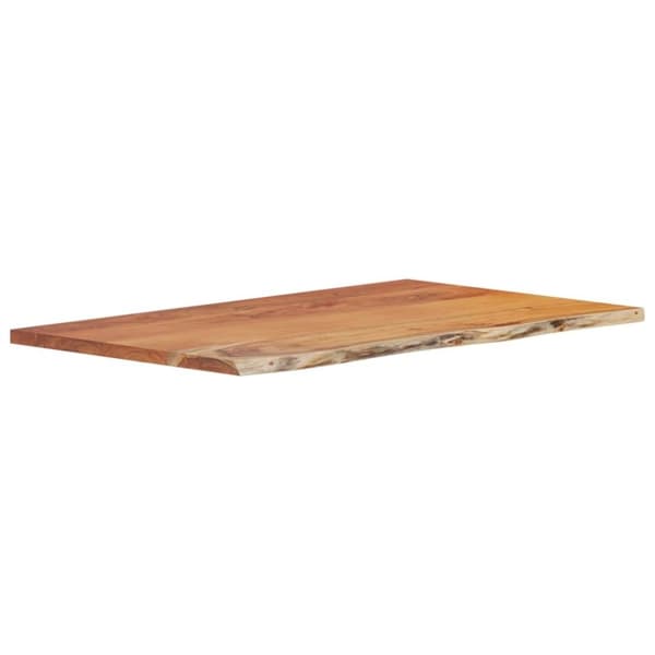 vidaXL Bänkskiva för badrum 90x60x3,8 cm rektangulär massiv akacia
