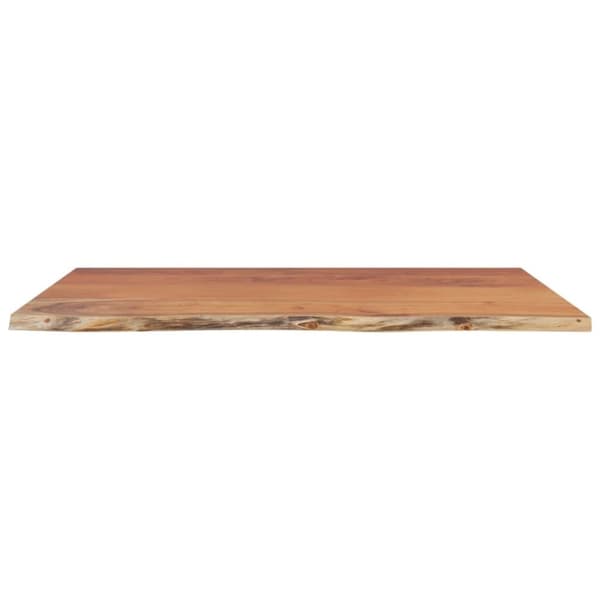 vidaXL Bänkskiva för badrum 90x60x3,8 cm rektangulär massiv akacia
