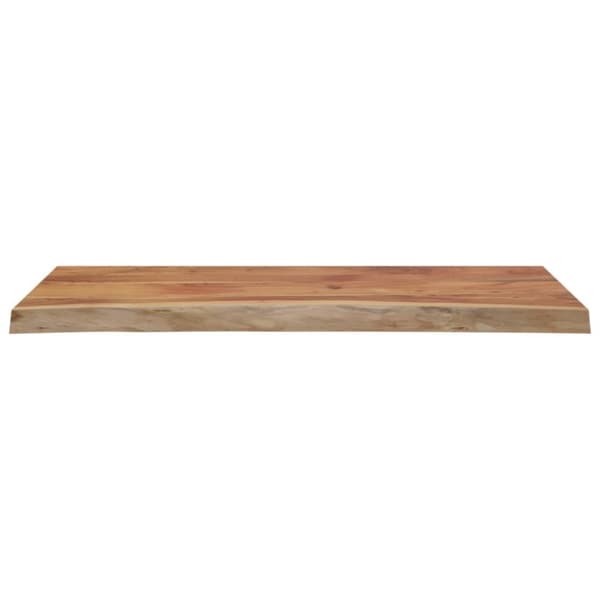 vidaXL Bordsskiva 100x40x2,5 cm rektangulär massiv akacia rustik kant